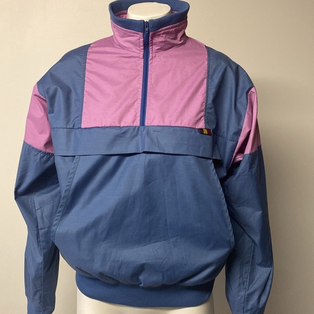 Vintage 90s Sunbuster Womens Halfzip Windbreaker Jacket - Size M